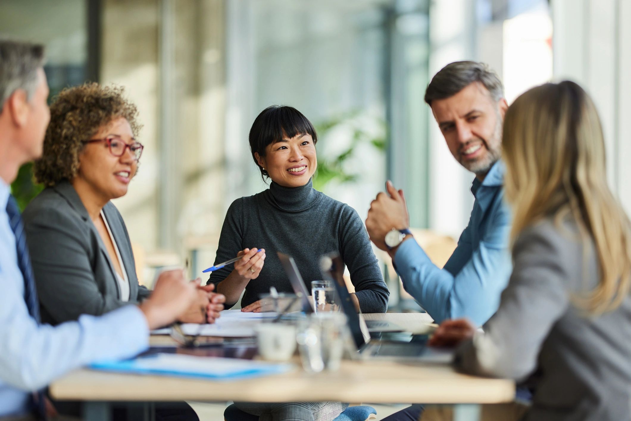Business team in a meeting